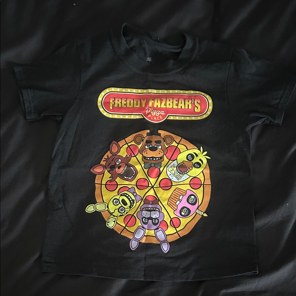 Universal Freddy Fazbear's Black Kids T-Shirt